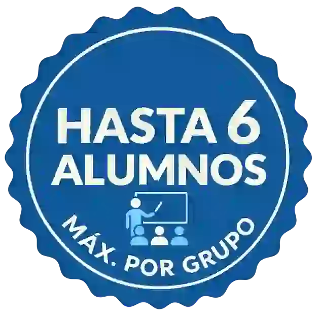 Hasta 6 alumnos máximo por grupo
